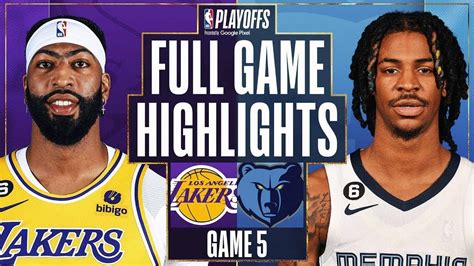 Memphis Grizzlies Highlights vs Los Angeles Lakers .